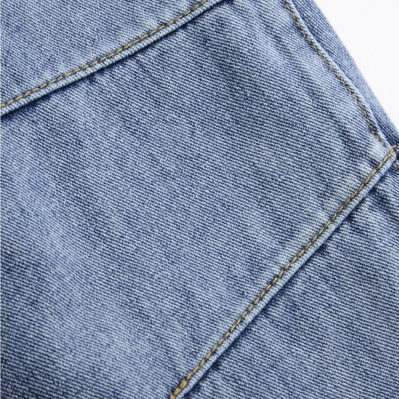 Mid rise pocket barrel leg jeans - Picture 5 of 10